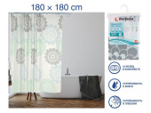 Штора для ванной PERFECTO LINEA 180х180см цветы 36-118005 