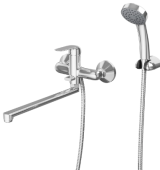 Смеситель RUSH для ванны FI1835-51 Lt D35 серия Фиджи длинный излив