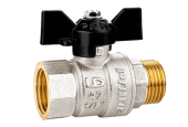 Кран шаровый LD Pride 1/2" (Ду15) Ру40 г/ш бабочка