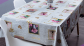 Клеенка MAISON 7175А 137см розовые розы 