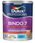 Краска Dulux Bindo 7 для стен и потолков матовая BW 4,5л