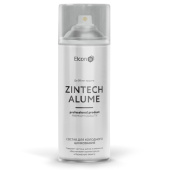 Грунт-эмаль аэрозольный Elcon Zintech Alume серебристый 520мл