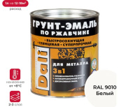Грунт-эмаль по ржавчине Dali 2л Белый RAL 9010 арт 20420