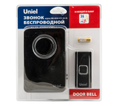 Звонок UNIEL UDB-092W 36 мелодий, чёрный UL-00006437 