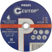 Круг отрезной "Cutop" 230х3,0х22 по металлу арт.40007т