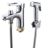 Смеситель РМС для умывальника с душем SL141-001F-1