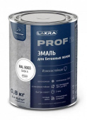 Эмаль для бетонных полов Лакра Prof It база А Ral 9003 0,8кг 8311345
