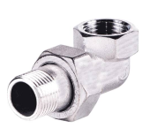 Американка 1" (Ду 25) угловая хром матовый Giacomini R19X005 - - - Акция