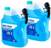 Жидкость для стеклоомывателя Polar Stream Незамерзайка до -25 градусов 5л 2шт 