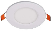 Светильник светодиодный PPL-R WH 6Вт 4000К IP40 d120мм ДВО ультратонкий JazzWay 5008465A 