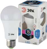 Лампа светодиодная груша 15W ЭРА LED A60-15W-840-E27 дневной свет Б0033183 