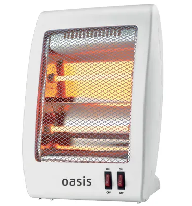 Обогреватель инфракрасный "Oasis" IS-8 (X) 400/800Вт, 14м2, 0.8кг