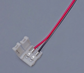 Кабель соединительный Ecola LED strip, двухконт. зажимной разъем 10мм, 15см 3627686 
