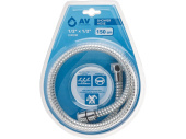 Шланг для душа AV Engineering 150см PVC 1/2" хром AVSSS-110