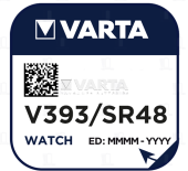 Батарейка часовая Varta 393 Silver Oxide 1.55V 