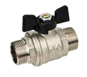 Кран шаровый Bugatti Oregon 1/2" ш/ш бабочка 03270022 (20/80)
