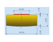 Батарейка часовая VINNIC (377-376) L626, AG4 (цена за 1шт) 
