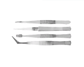 Набор пинцетов 4шт  нержавейка арт 67445