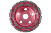 Чашка алмазная 125х22,2мм двухрядная Курс 39515