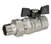 Кран шаровый Bugatti Oregon 03220027 1/2" бабочка (американка)