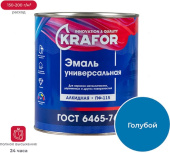Эмаль Krafor ПФ-115 2,7кг Голубая 25 996