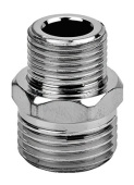 Переходник латунный 1/2"х3/8" (15х10мм) REMER хром