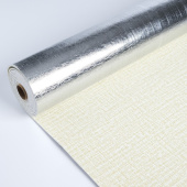 Панель ПВХ самоклеящаяся в рулоне, бледно зелёная 2.8м, 50см, толщина -2мм 7353100