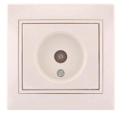 Розетка Лезард ТВ оконечная С/У крем 701-0303-130 