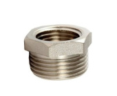Футорка 3/4"штуцер х1/2"гайка (20х15мм) 511 (хром) REMER