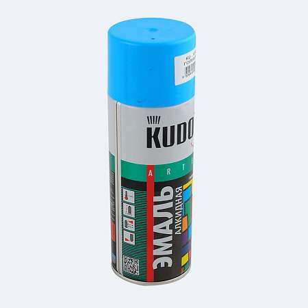 Краска аэрозольная "Kudo" 520мл. Голубая  (KU-1010)
