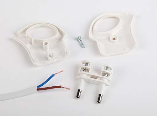 Вилка Эра V1 6А Б.З. белая Б0019189