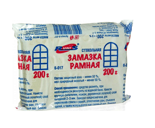 Замазка рамная "Runis" 200гр.  6-017