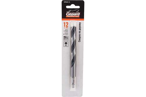Сверло по дереву 12х93х151 шестигр. GEPARD  GP0422-12
