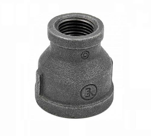 Муфта переходная 1"х1/2" (25х15мм) черная