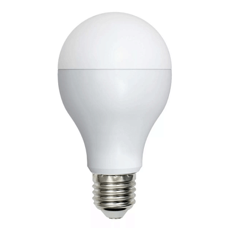 Лампа светодиодная груша 7W VOLPE A60 Е-27  тёплый белый свет /01064/