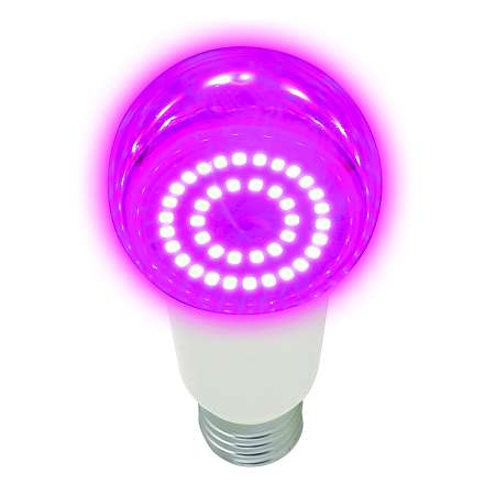 Лампа светодиодная для растений Uniel LED-A60-14W -SP-E27-CL ALM01WH  UL-00006260