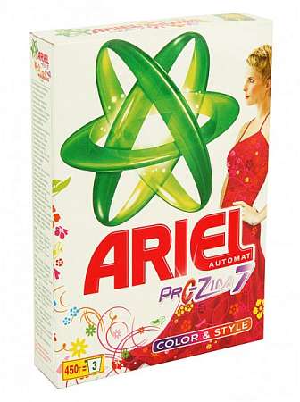 Порошок стиральный "Ariel" автомат 450гр. Color