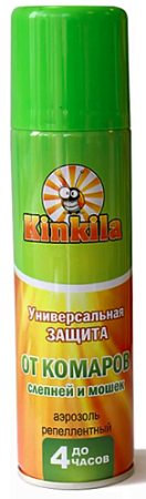 Средство от комаров, слепней и мошек "Кинкила" 145мл аэрозоль