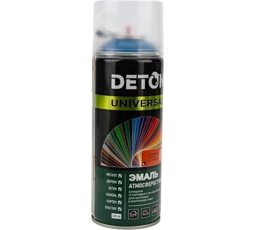 U7037 Аэрозольная краска "Deton Universal" RAL 7037 цвет Серая пыль, глянцевая, акриловая 520 мл "Де