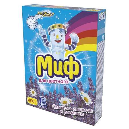 Порошок стиральный "МИФ" ручная стирка 400гр. Свежесть Алоэ