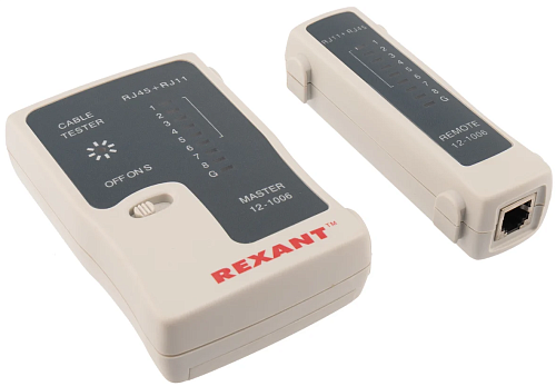 Тестер кабеля RJ45+RJ11 (HT-C004) (TL-468) Rexant 12-1006