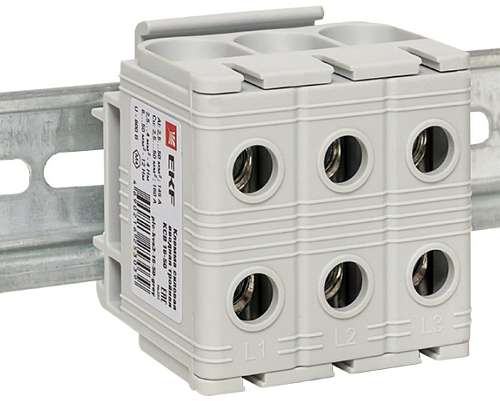  Клемма силовая вводная тройная КСВ 16-50кв.мм сер. PROxima EKF plc-kvs3-16-50-grey, 1323172  