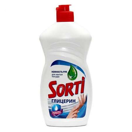 Sorti  средство для мытья посуды 450мл Глицерин 1096-3