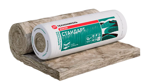 Утеплитель рулонный Технониколь 40 RN Стандарт 6150х1220х50 (2 мата.15м2. 0,11м3)