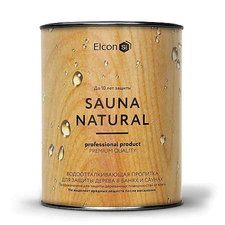 Пропитка для бани и сауны Elcon Sauna Natural 0,9л