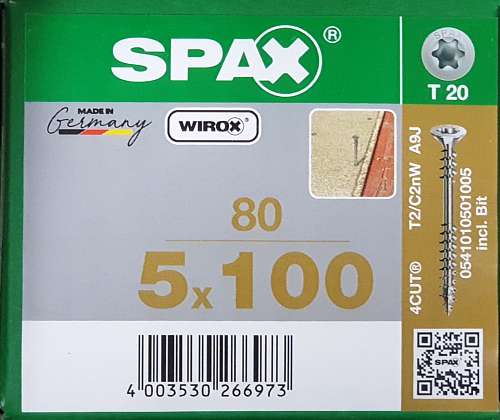  SPAX 5.0100  , ,OSB, ,  T20  0541010501005   1 