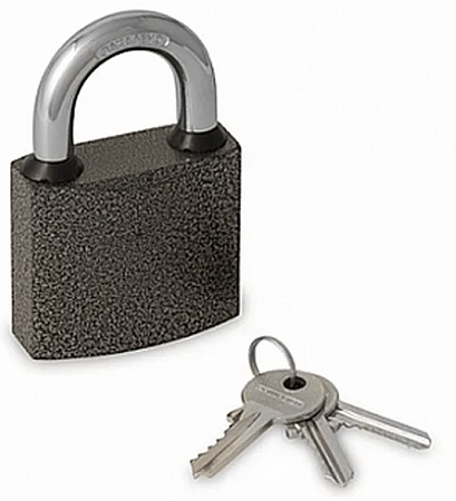 Замок навесной 32мм. чугун."НиКо" -"Pad lock"