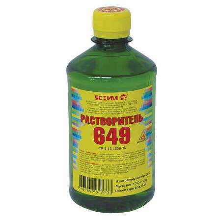Растворитель 649 0,5л Ясхим Новгород пэт