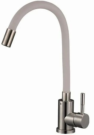 Смеситель Solone для кухни EZA4-F090GY серый гибкий излив