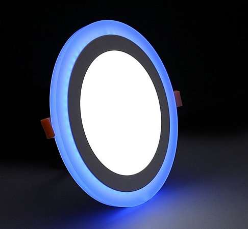 Панель светодиодная "Max Light" LPR 9(6+3)Вт, 4200K +синий, 145/105мм, алюминий, белый